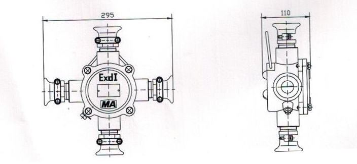 防爆接线盒外形尺寸 防爆接线盒外形尺寸